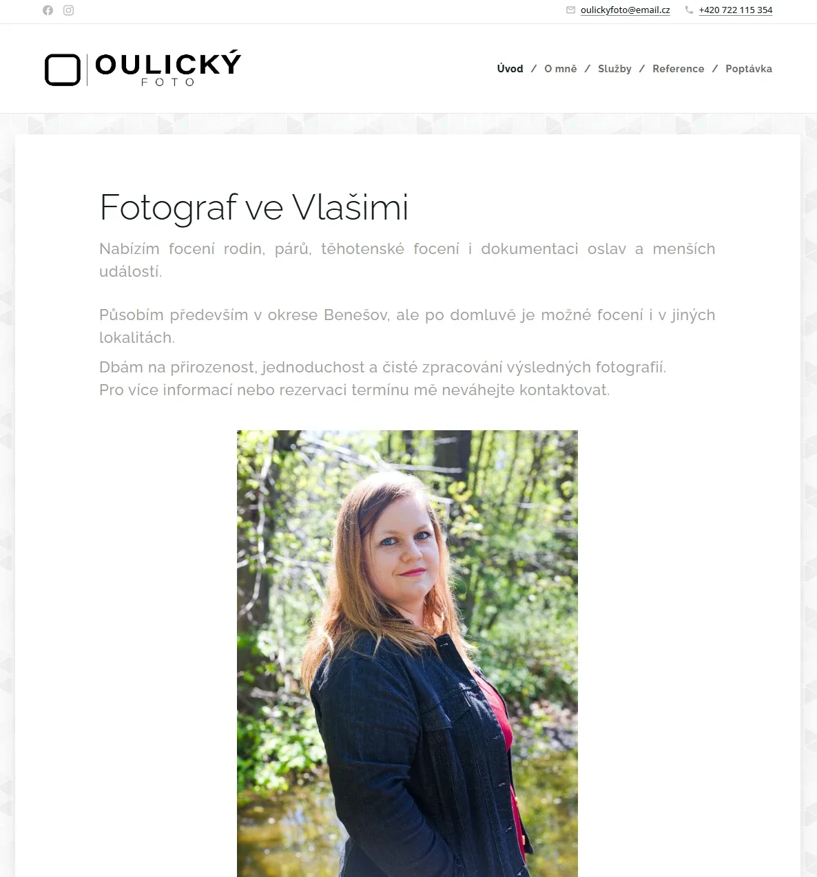 Původní web: Tomáš Oulický